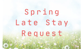 SPRING LATE STAY REQUEST