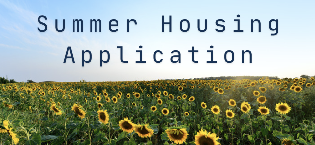 summer 2024 housing application